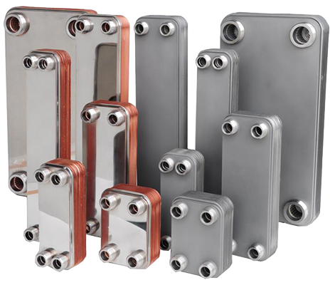 Platten-Wärmeübertrager gelötet 