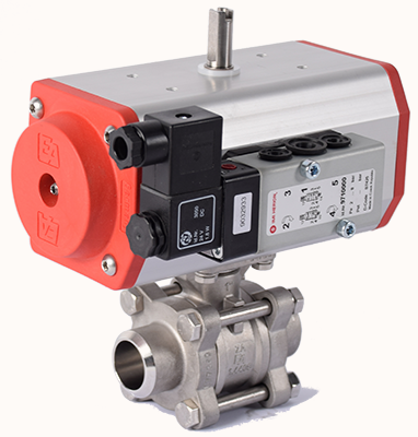 Kugelhahn mit Schwenkantrieb