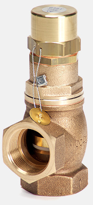 Muffe-Eck-Sicherheitsventil Rotguß Muffe-Eck-Sicherheitsventil Rotguß