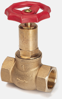 Muffen-Absperrventil Rotguß Muffen-Absperrventil Rotguß