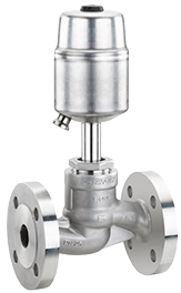 pneum. Kolbensteuerventil Flansch